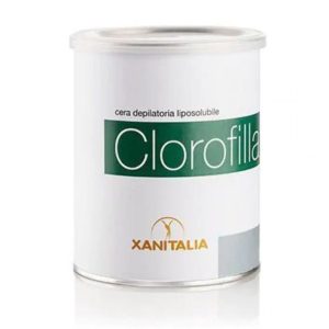 Depiluxe striphars in blik groen (chlorophyl), 800ml